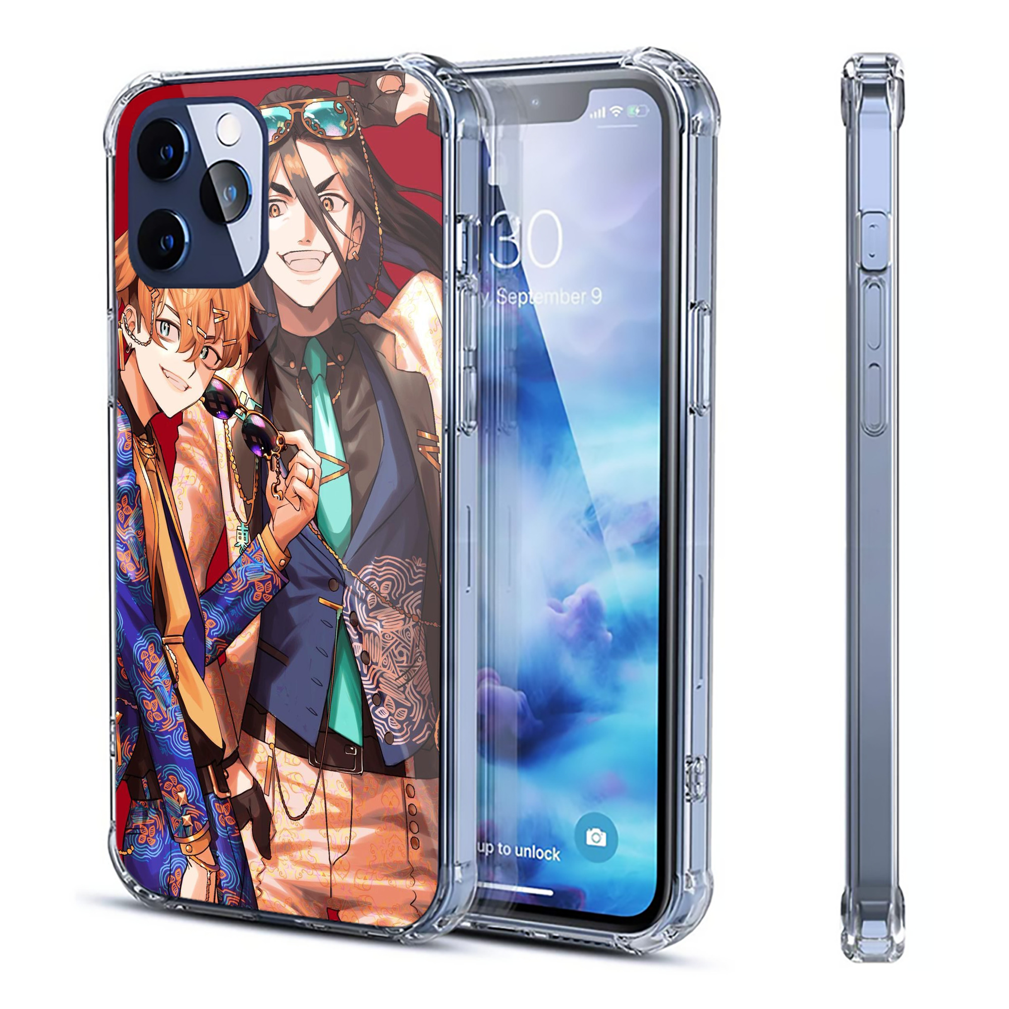 （画像用） 東京リベンジャーズ Tokyo Revengers 【iPhone 12シリーズ対応】透明スマホケース（クリアソフトケース）